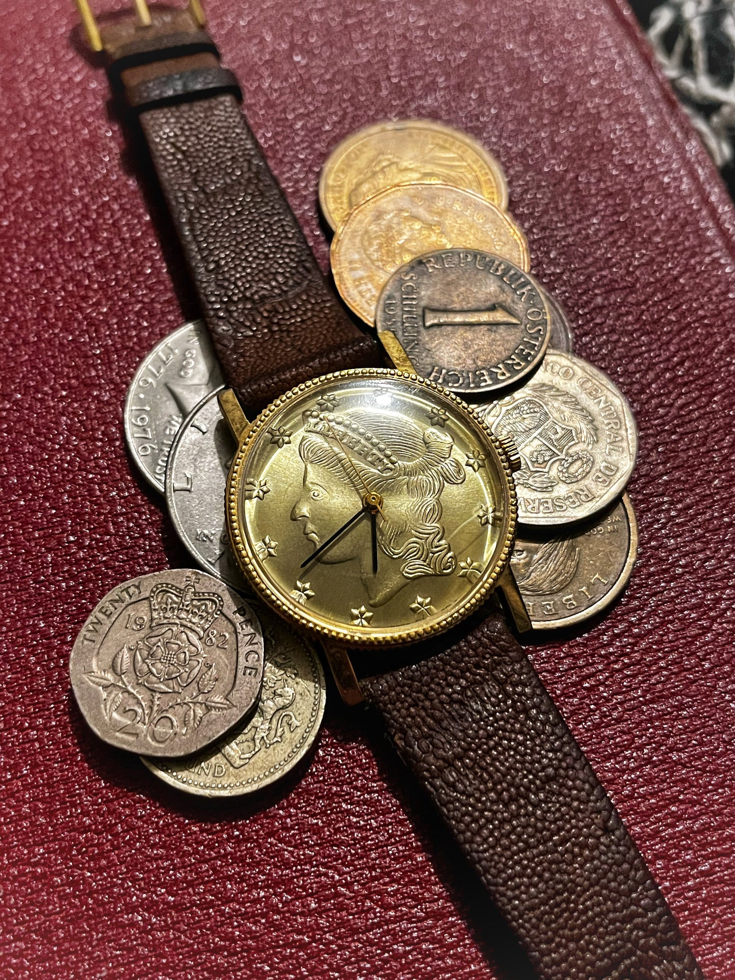Vintage Coin Watch