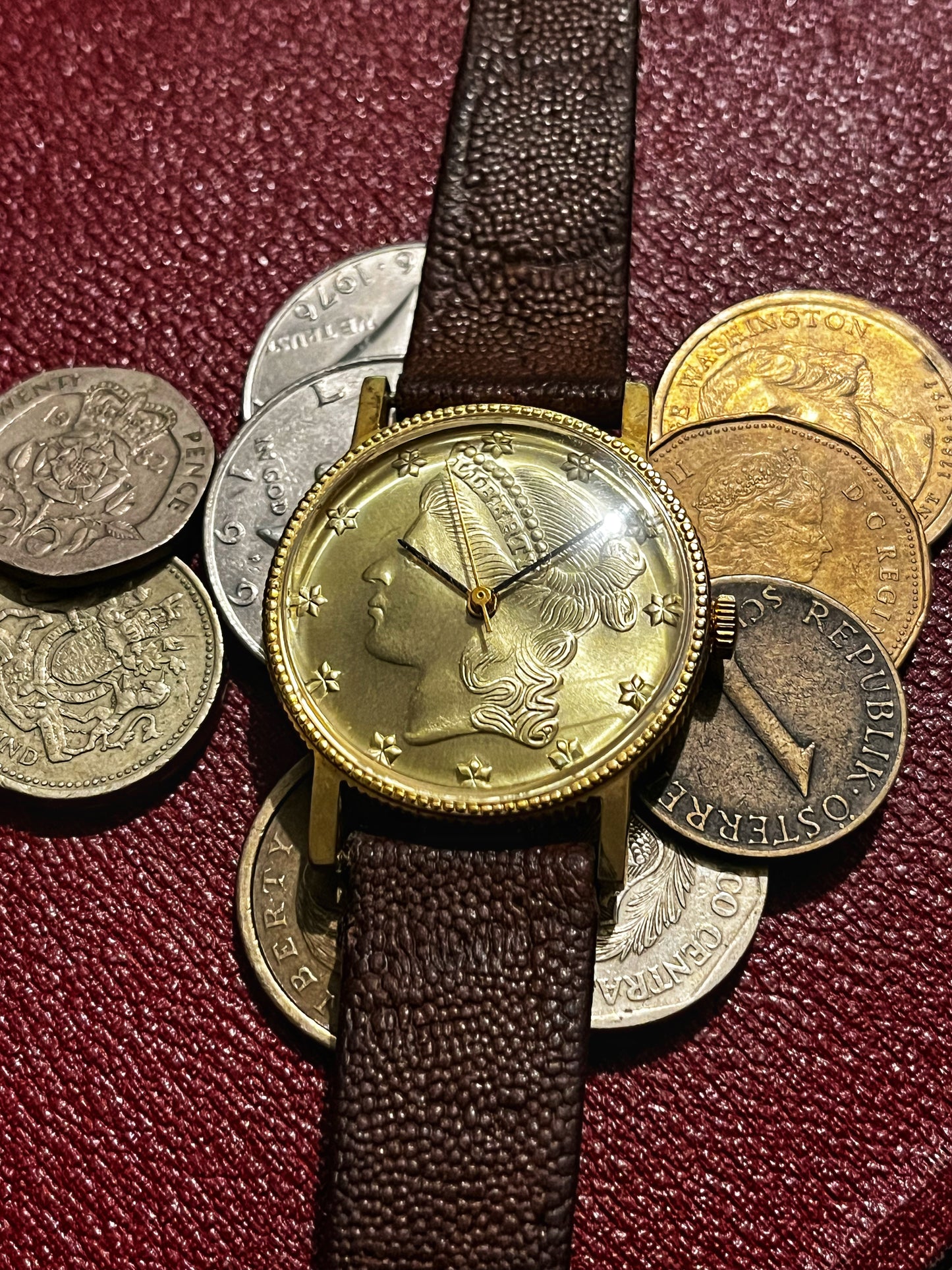Vintage Coin Watch