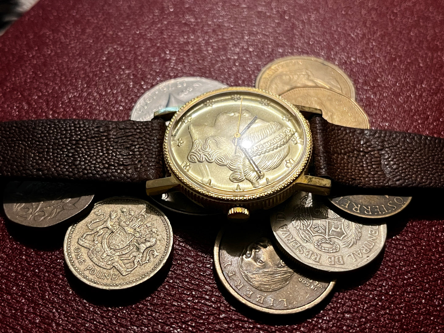 Vintage Coin Watch